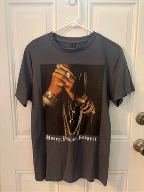 Money. Power. Respect. Graphic Tee - Gray